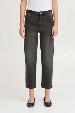 Ichi Basics | Jeans>IHTWIGGY RAVEN Knöchel-Jeans WashedGrey