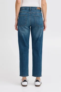 Ichi Basics | Jeans>IHTWIGGY RAVEN Knöchel-Jeans Mediumblue