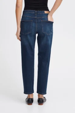 Ichi Basics | Jeans>IHTWIGGY RAVEN Knöchel-Jeans Darkblue