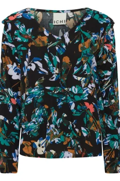 Ichi Blusen>IHVERA Bluse MultiCollageflowerAOP