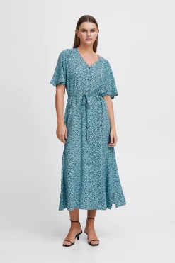 Ichi Kleider>IHVERA Kleid TotalEclipseFloweraop