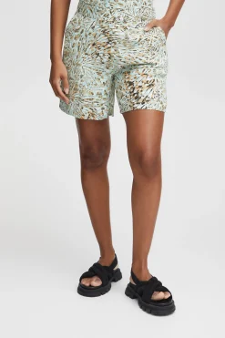 Ichi Kurze Hosen>IHVERA Shorts EggshellBlueAOP