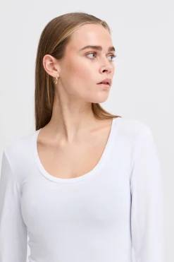 Ichi T-shirts | Basics>IHZOLA T-shirt White