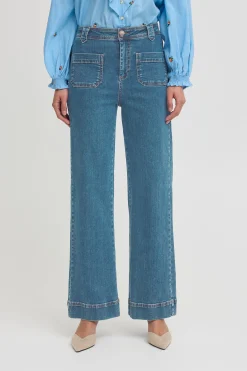 Atelier Rêve Jeans>IRELOI Jeans Mediumblue