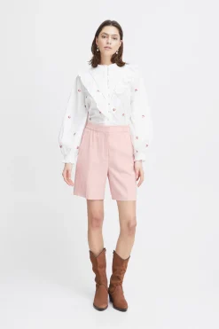 Atelier Rêve Kurze Hosen>IRLEONO Shorts SilverPink