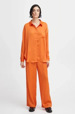 Ichi Hosen>IXCECIL Hose PersimmonOrange