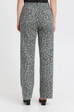 Ichi Jeans>IXJILLA Jeans BlackLEOPprint