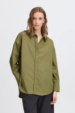 Ichi Hemden>IXSTORMIE Hemd IvyGreen