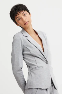 Ichi Basics | Blazers>KateIH Blazer GreyMelange