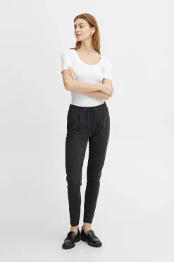 Ichi Basics | Hosen>KateIH Hose Darkgreymelange