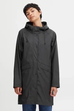 Ichi Basics | Oberbekleidung>TaziIH Regenmantel Black